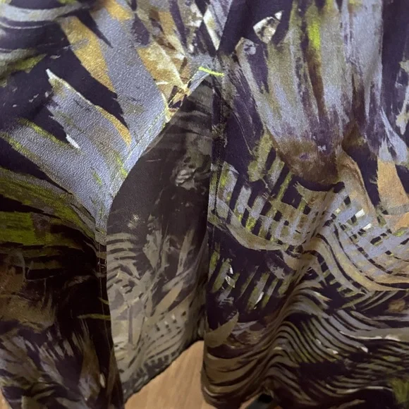 Tropical Print Spaghetti Strap Maxi Dress - Picture 3 of 7